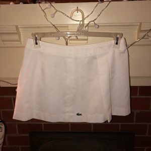 Lacoste | Sporty | tennis skirt | Large 40 | White